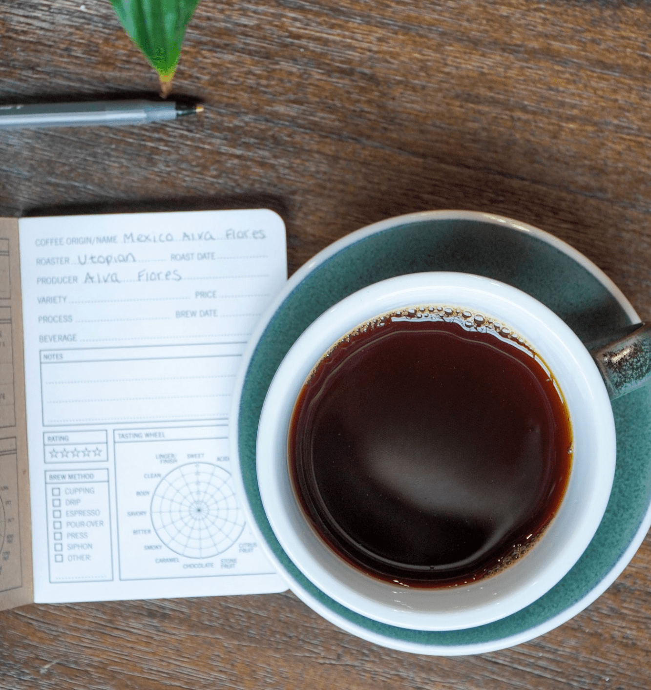 33 Cups of Coffee - Pocket Coffee Journal - Utopian Coffee