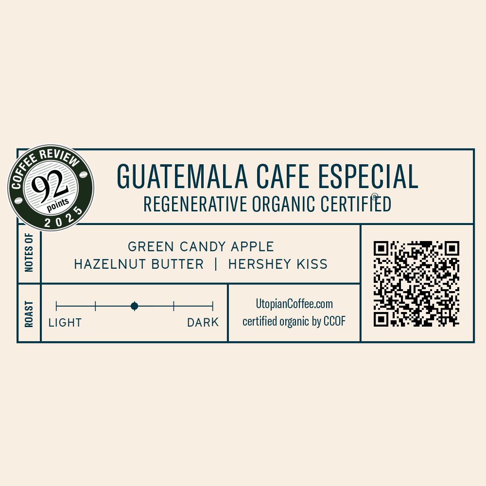 
                  
                    Guatemala Cafe Especial - Regenerative Organic Certified®
                  
                