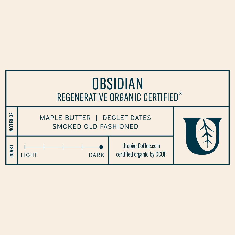 
                  
                    Obsidian - Regenerative Organic Certified®
                  
                