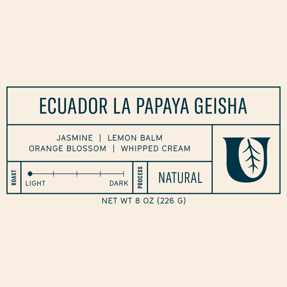 Ecuador La Papaya Geisha - Utopian Coffee