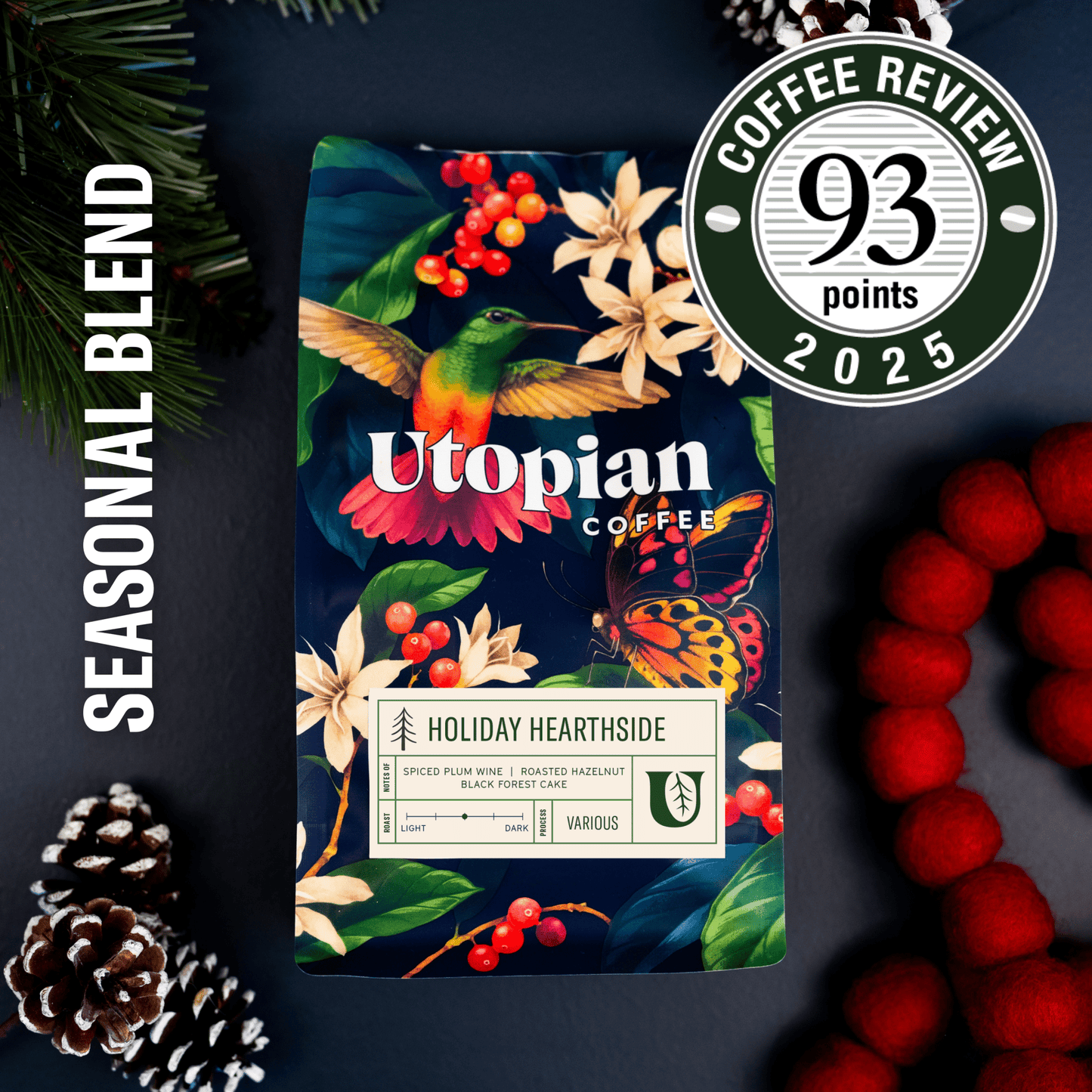 Holiday Hearthside - Utopian Coffee