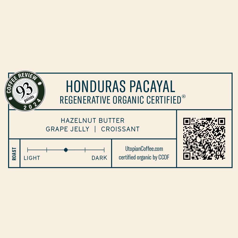 Honduras Pacayal - Regenerative Organic Certified® - Utopian Coffee