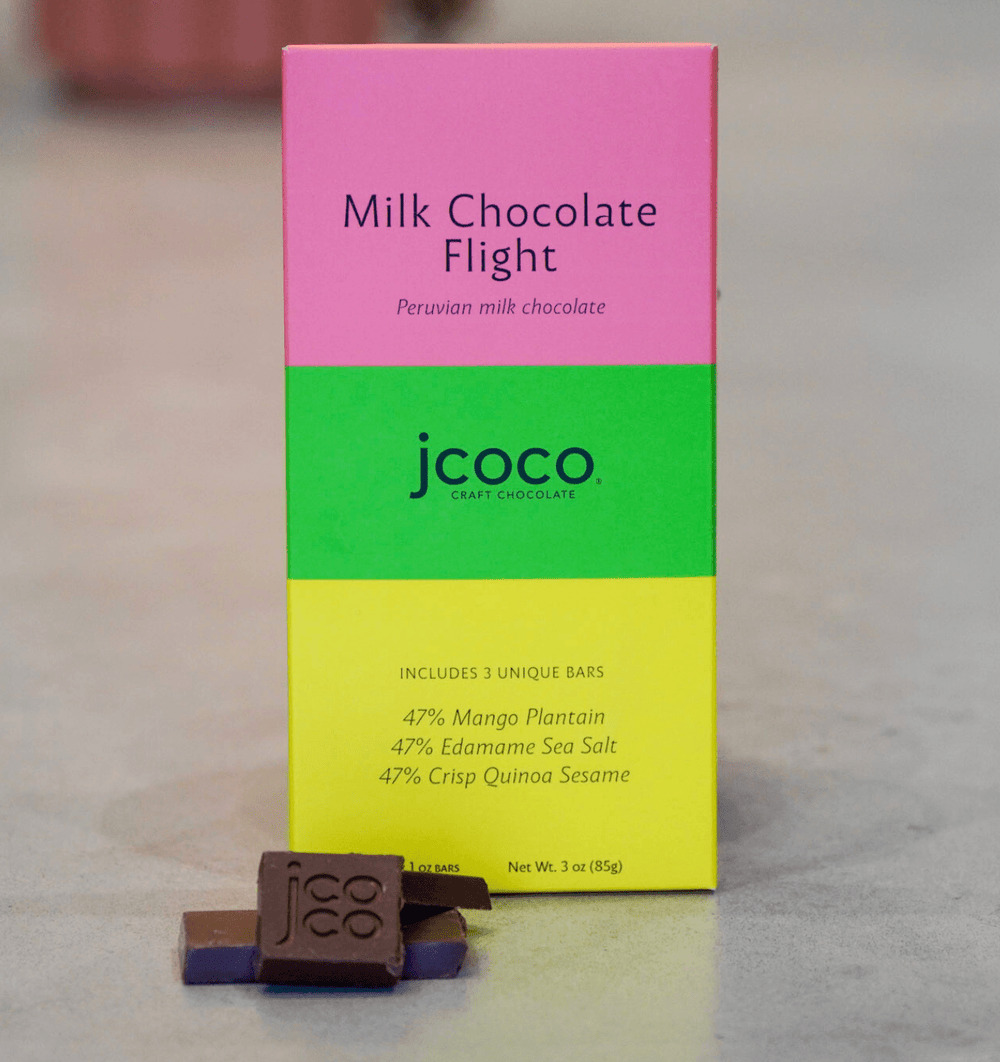 JCOCO - Milk Chocolate Flight 3oz - Utopian Coffee