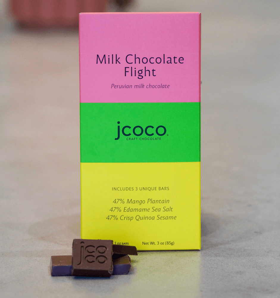 JCOCO - Milk Chocolate Flight 3oz - Utopian Coffee