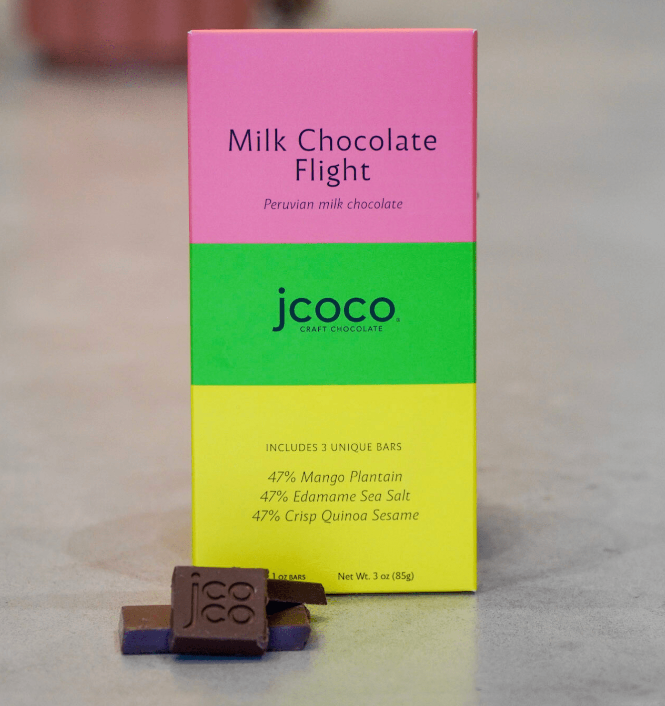 JCOCO - Milk Chocolate Flight 3oz - Utopian Coffee