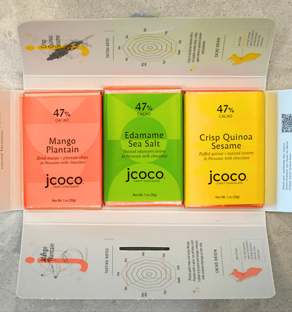 JCOCO - Milk Chocolate Flight 3oz - Utopian Coffee