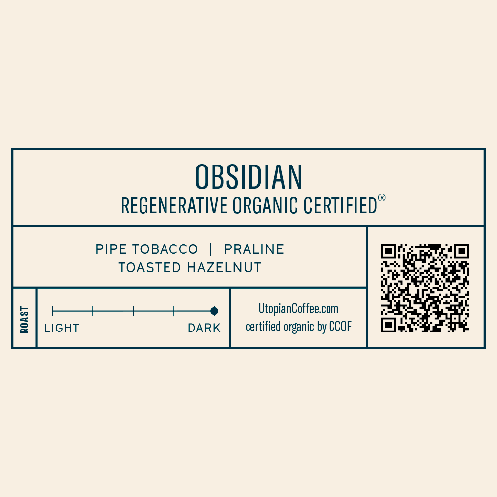 Obsidian - Regenerative Organic Certified® Gift Subscription - Utopian Coffee