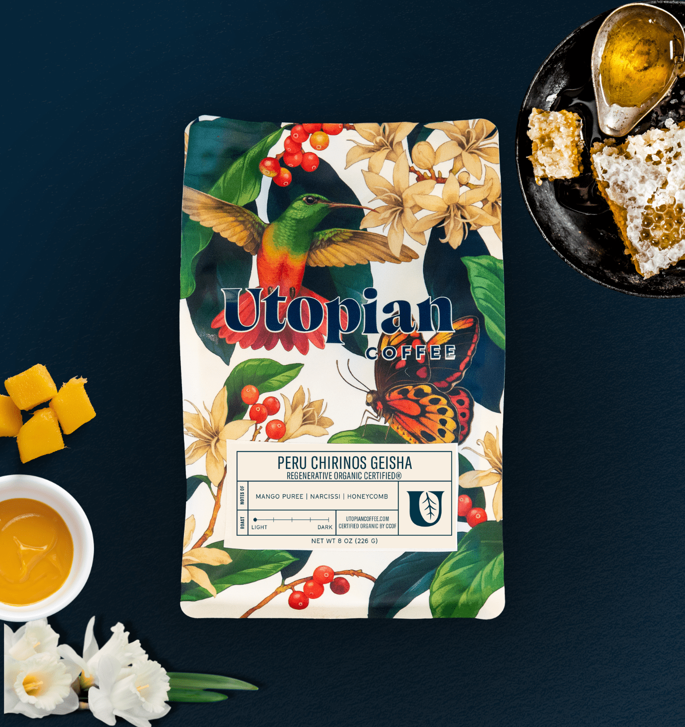 
                  
                    Peru Chirinos Geisha - Regenerative Organic Certified® - Utopian Coffee
                  
                