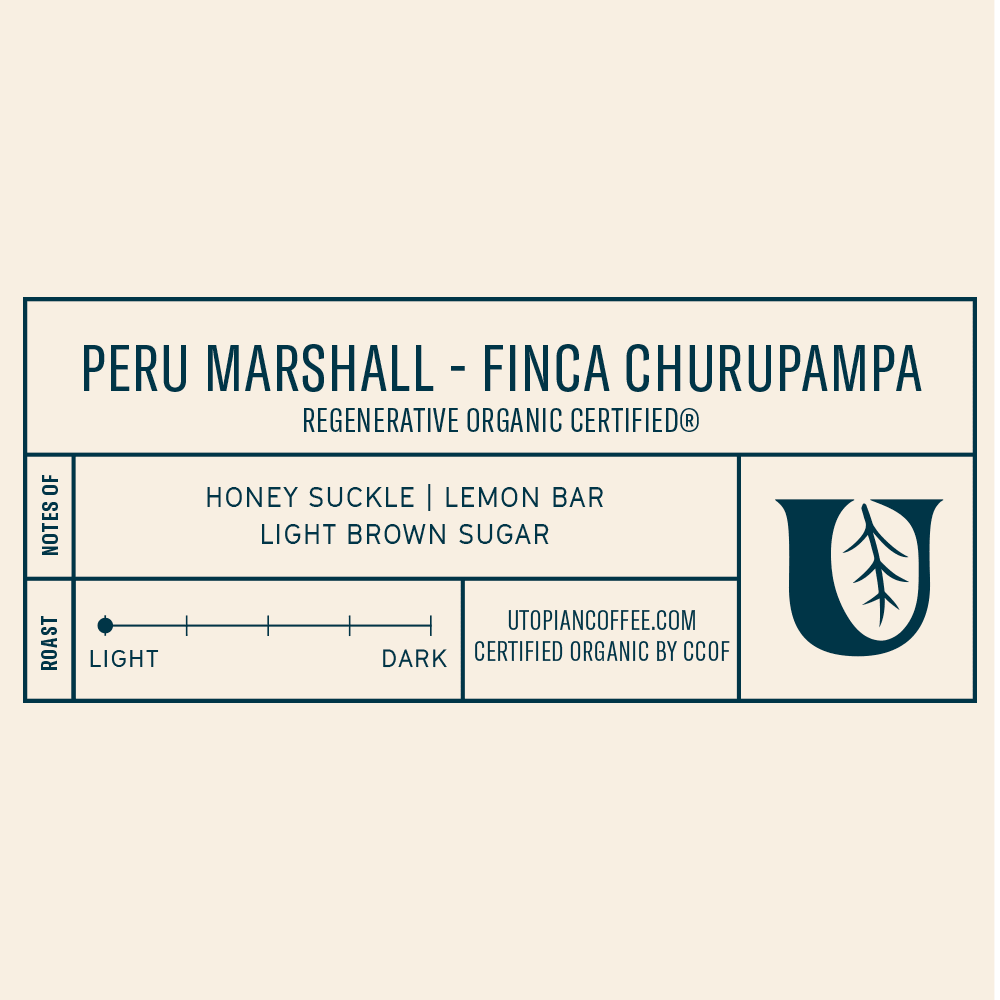 Peru Marshall Finca Churupampa - Regenerative Organic Certified® - Utopian Coffee