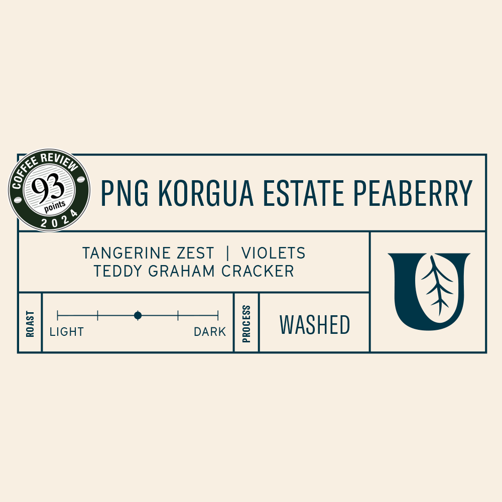 PNG Korgua Estate Peaberry - Utopian Coffee